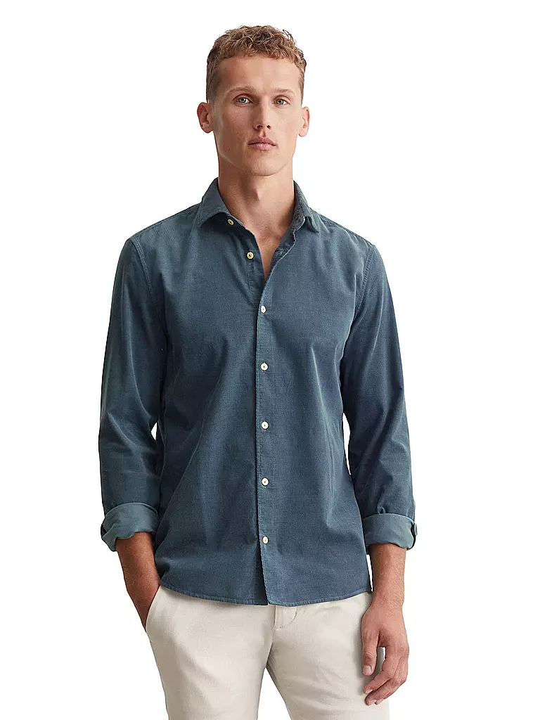 MARC O'POLO Hemd blau