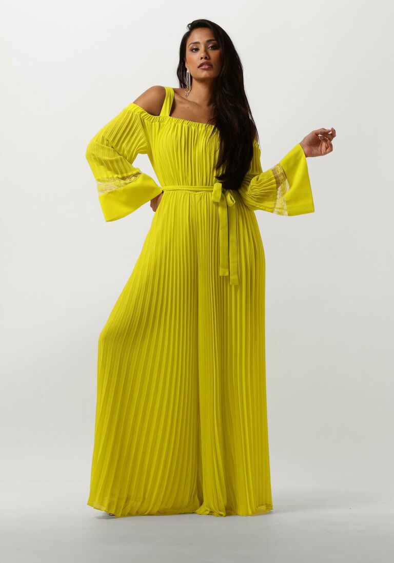 TWINSET MILANO lime twinset milano jumpsuit 241tp2462