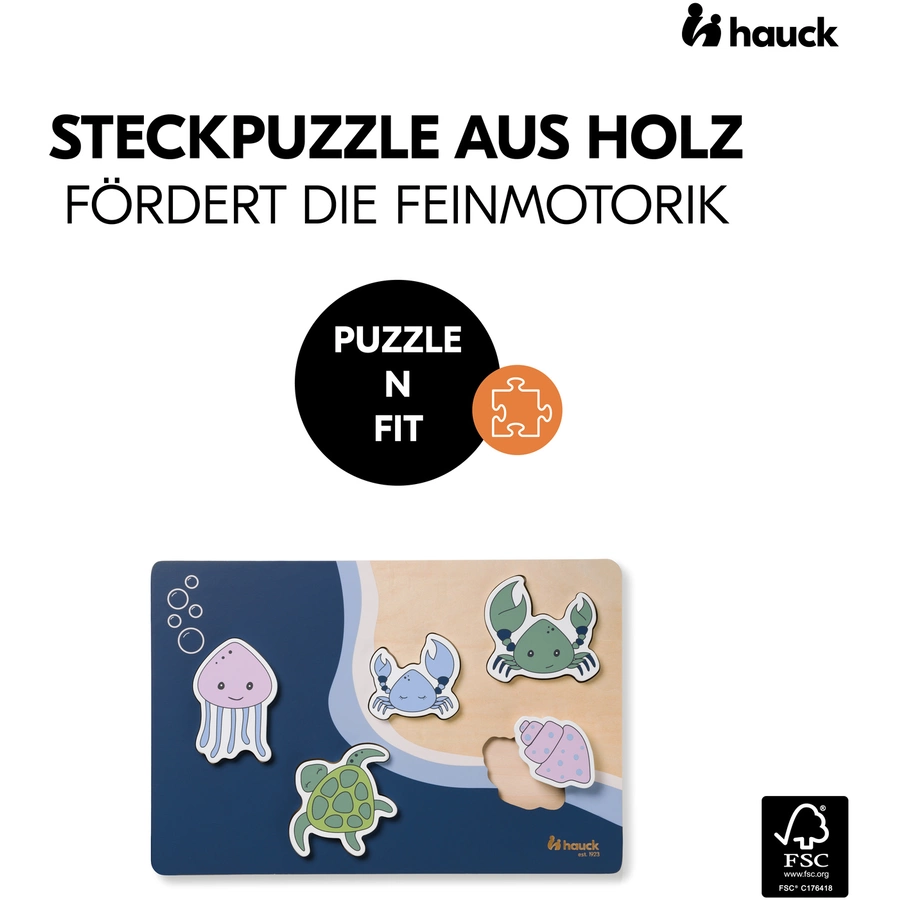 hauck Steckpuzzle Puzzle N Fit Sea