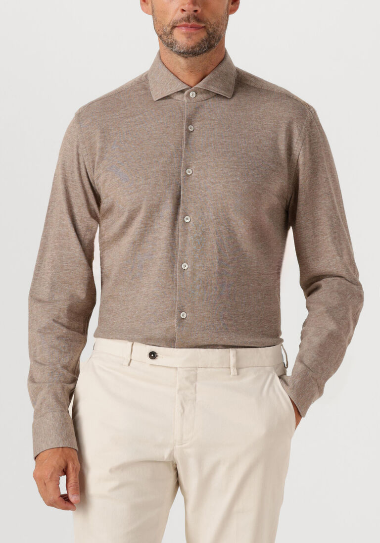 taupe xacus casual overhemd 91472 j752ml