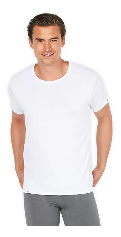 Boody Men's Crew Neck T-Shirt, hvid