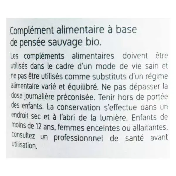 Nat & Form Bio Pensée Sauvage 200 gélules végétales