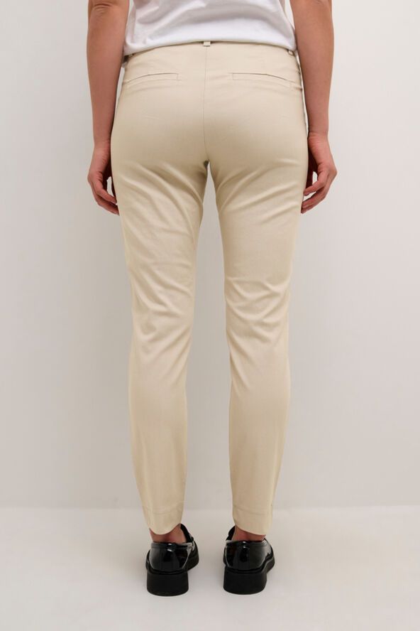 Kaffe KAlea 7/8 Chino Pant Feather gray