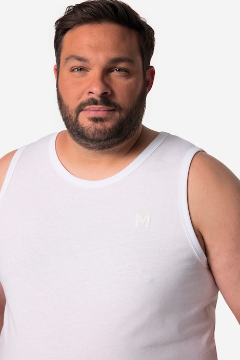 Men+ Tanktop, Basic, 2er-Pack, Rundhals, bis 8 XL