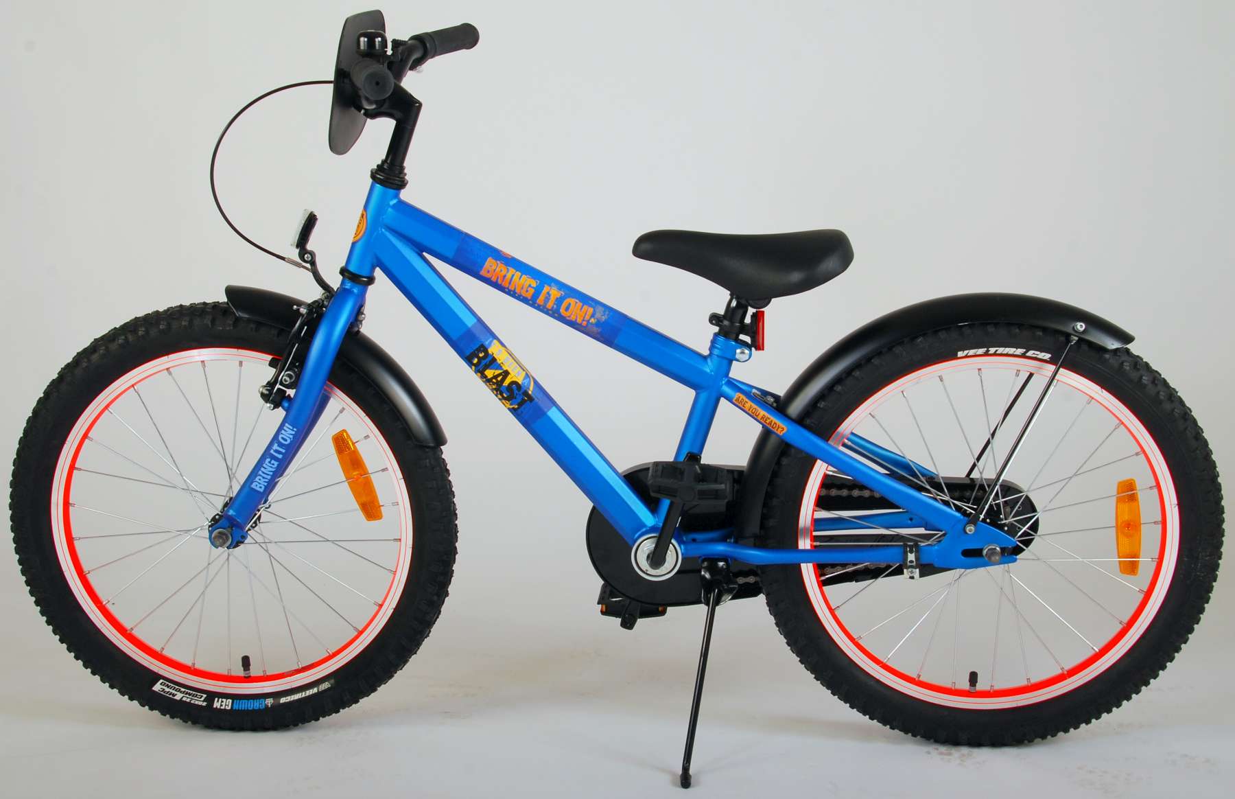 TPFSports NERF Kinderfahrrad - Jungen - 20 Zoll - Rücktritt + Handbremse - Satinblau