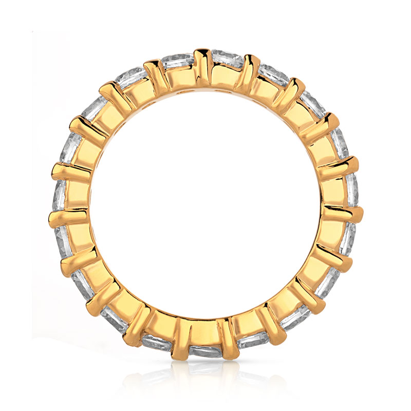 Alliance plaqué or tour complet zirconias