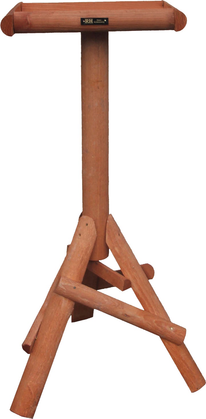 Vogelvoedertafel hout 95 x 40 x 35 cm bruin