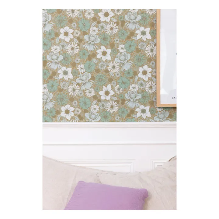 Maison Janette Rouleau de papier-peint Paloma | Vert d'eau