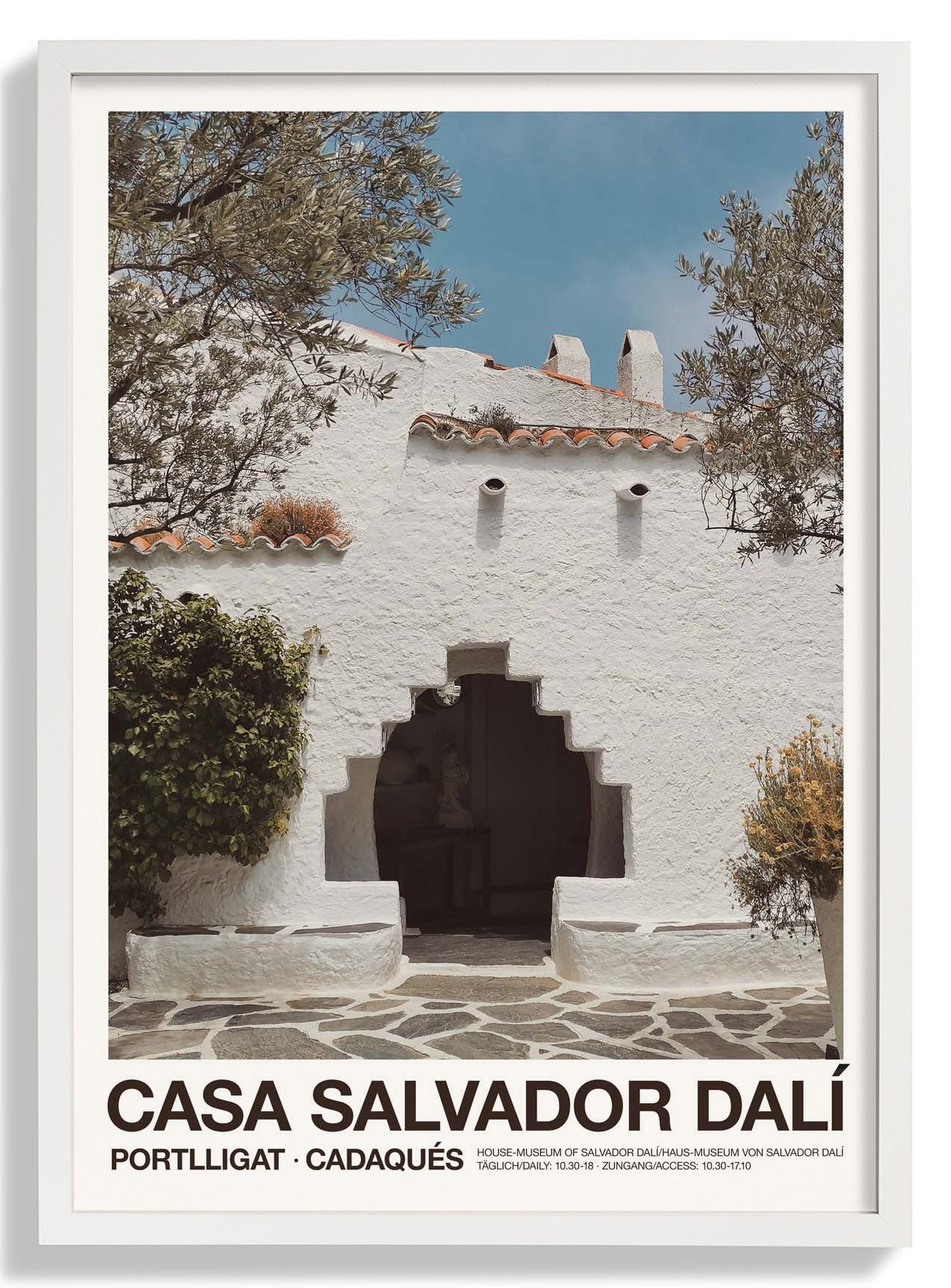 Viereckige Tür Maison Dali Cadaques von Florent Bodart