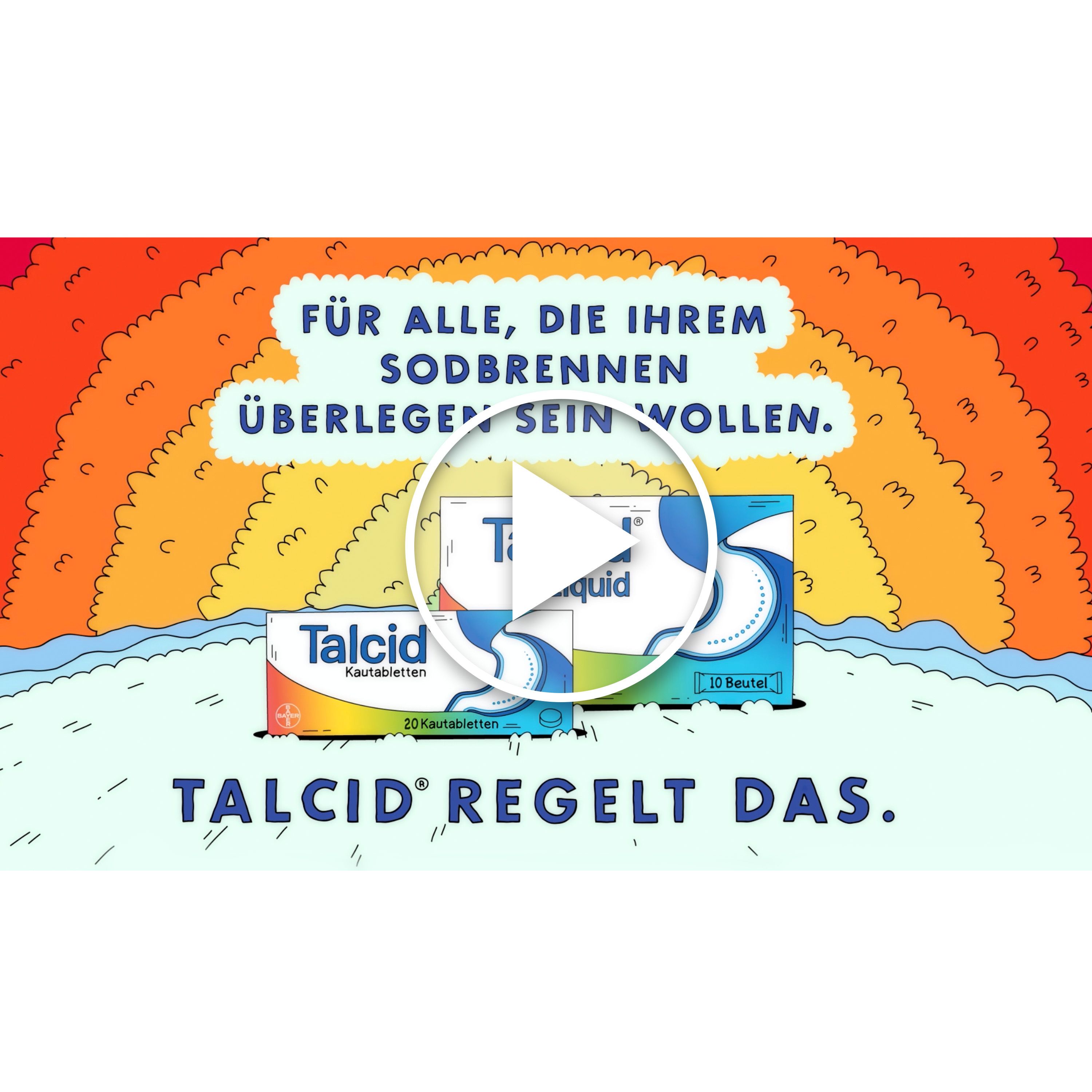 Talcid® Liquid gegen Sodbrennen