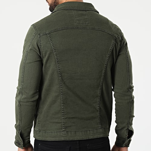 Veste Jean Skinny Fit FR9316 Vert Kaki