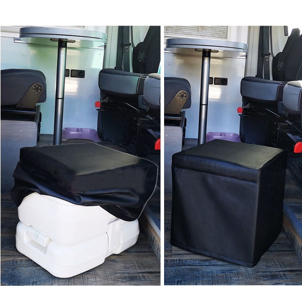 Pouf cache-WC Potti 145, Potti 345 et Bi-Pot 30
