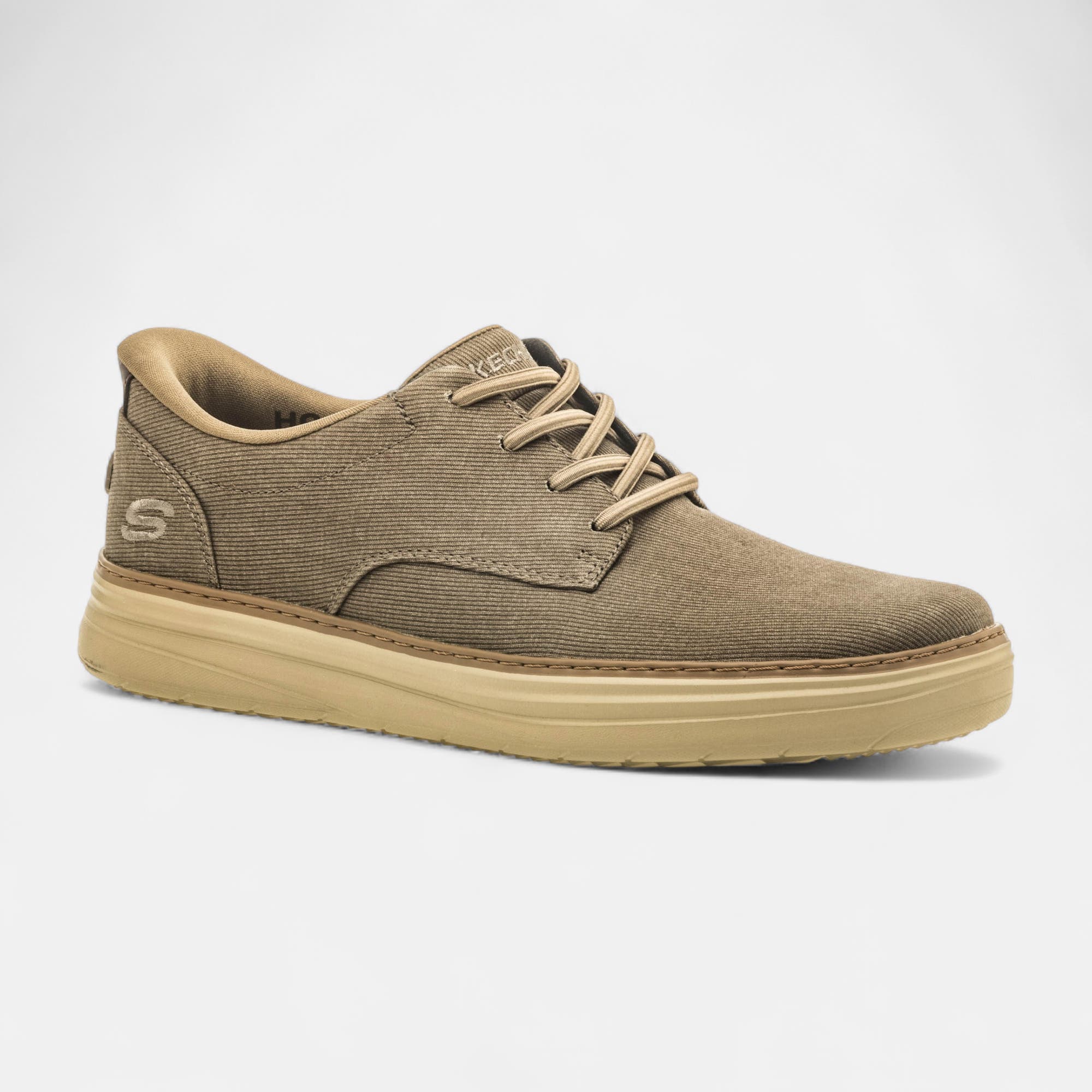 Chaussures en toile Homme taupe