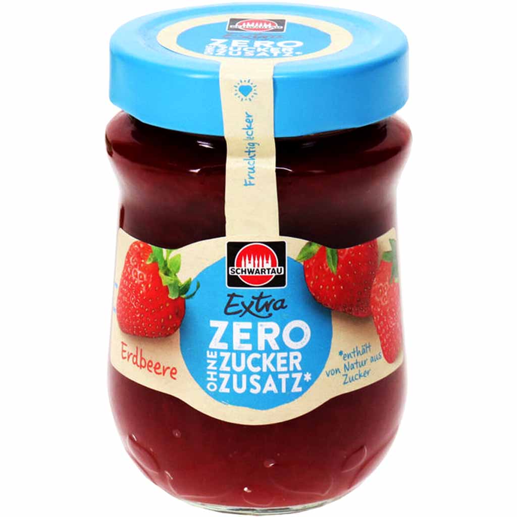 Schwartau Extra Zero Fruchtaufstrich Erdbeere 280g MHD:5.8.25