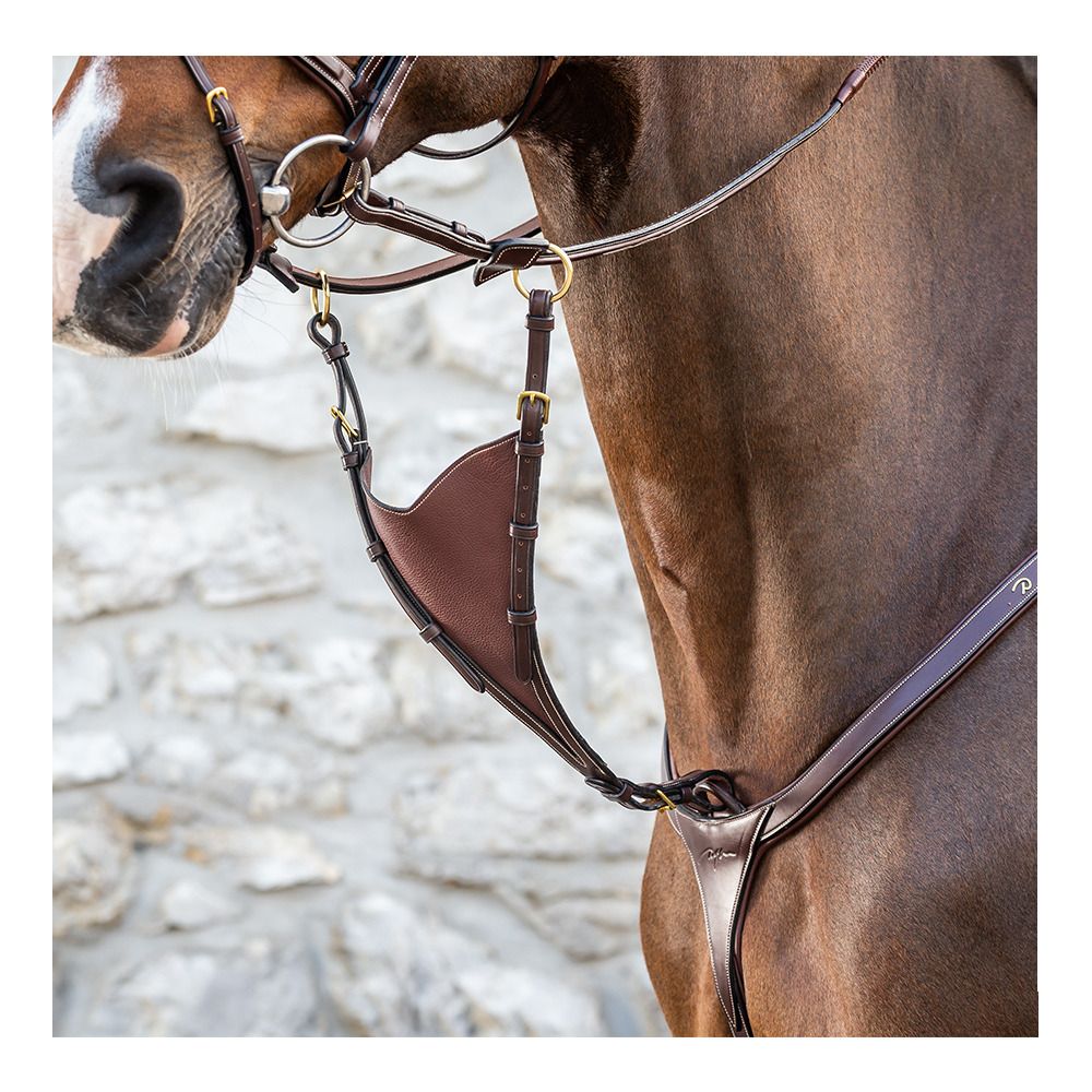 Dy'on D COLLECTION - Fourchette de martingale pleine souple brun