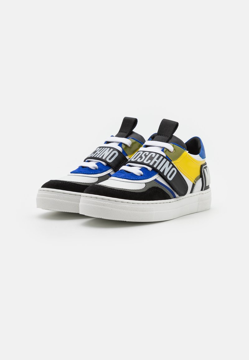 Moschino Sneakers 71798 Dames/Kids Wit/Blauw/Geel