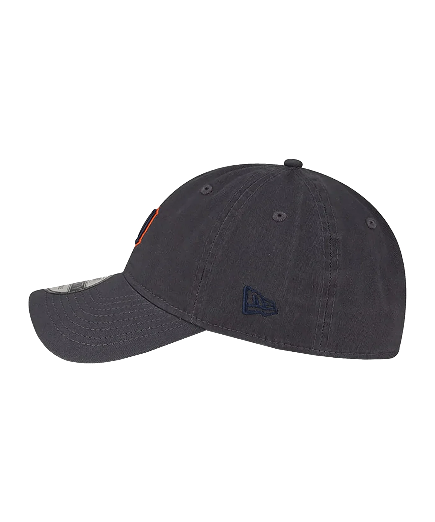 New Era Curved Cap Cap Grau