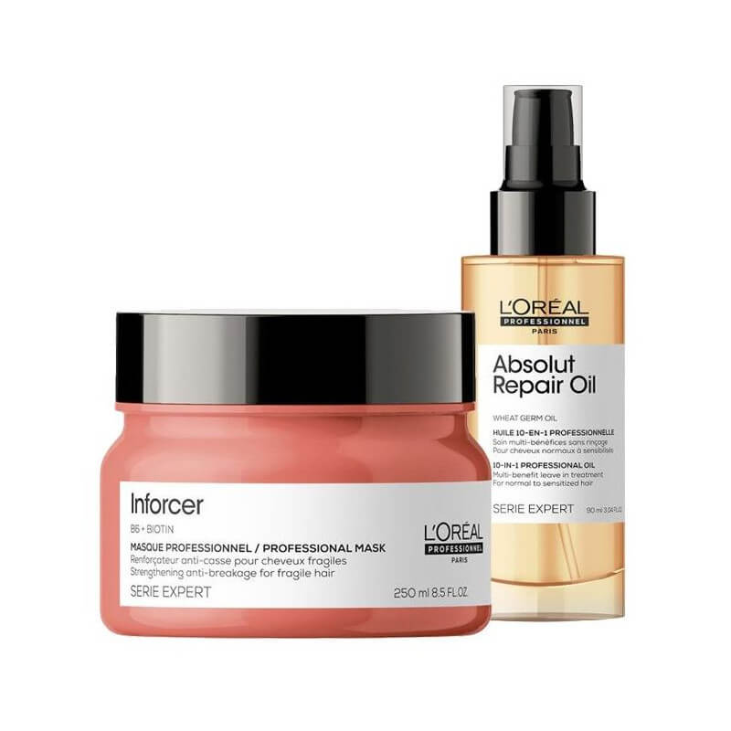 Duo masque & huile Inforcer L'Oréal Professionnel