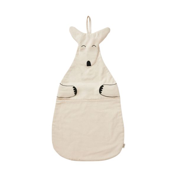 Ferm Living Opbergzak Kangoeroe - Undyed