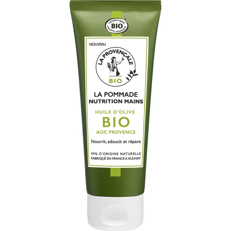 Crème nourrissante bio - Huile d'olive - Mains - 75 ml