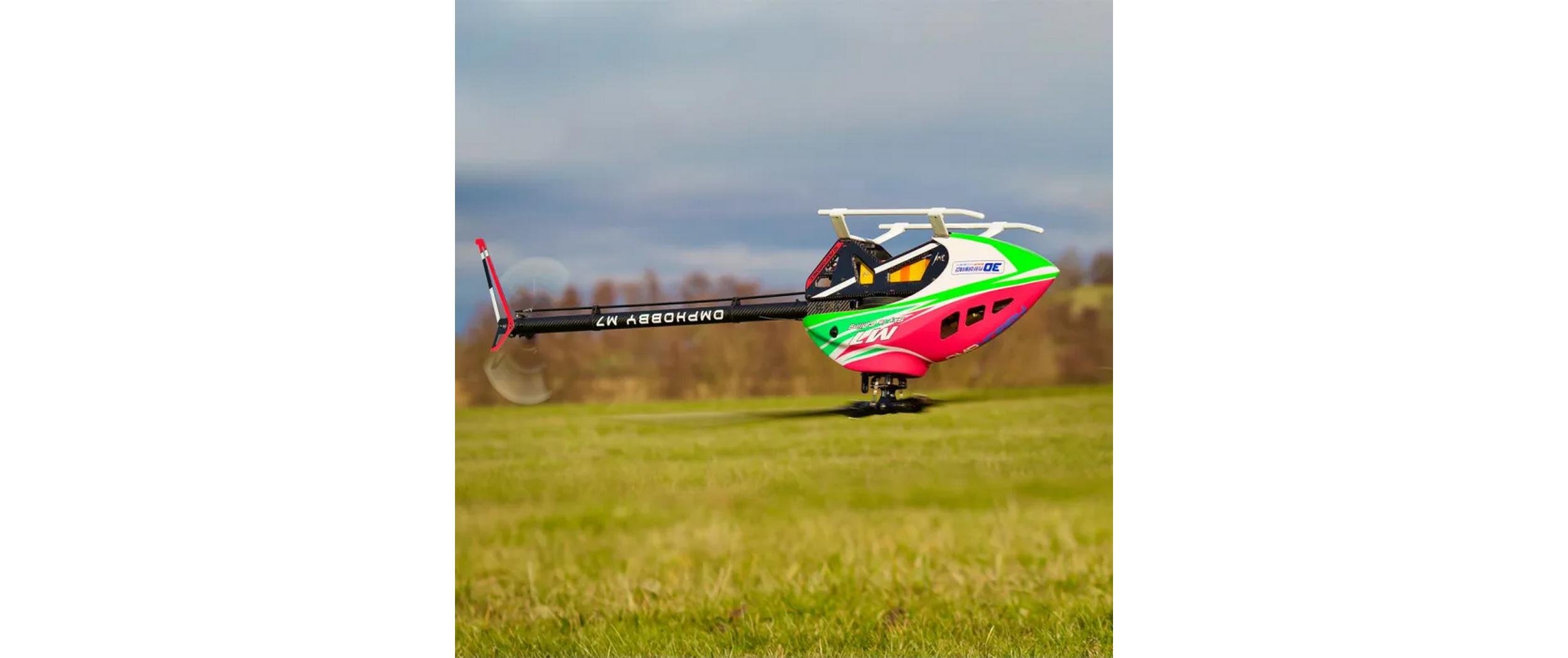 Helikopter M7 Tropical Pink Bausatz und Motor<br>M7 vielseitiger Modellheli