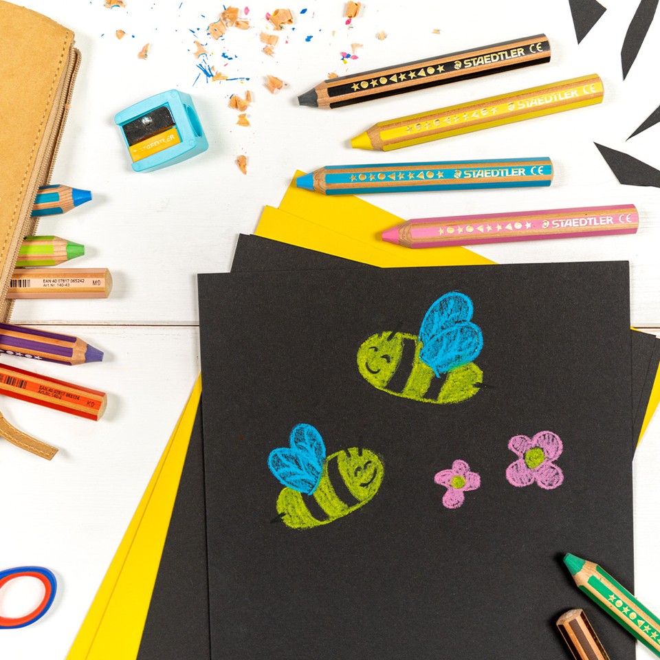 Staedtler - Noris Junior Chunky 3i1 Farveblyanter - 12 stk. (+2 år)