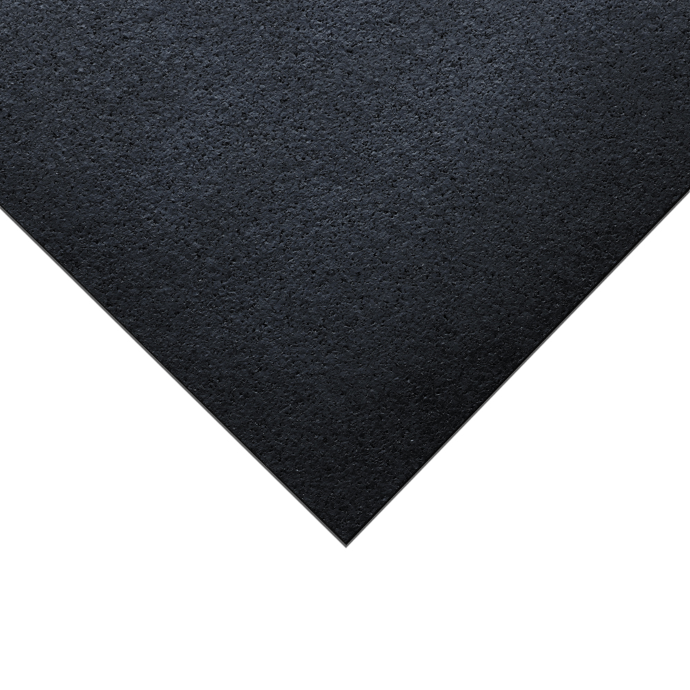 Tapis caoutchouc recyclé en rouleau - plat 2 mm - largeur 120 cm