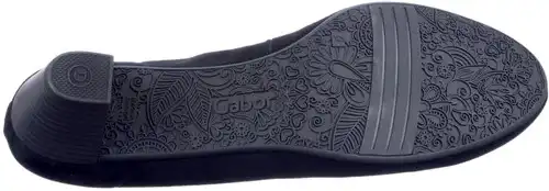 Gabor zwart 66.180.47 H - maat 11 pump zwart - maat 11 Calandschoen