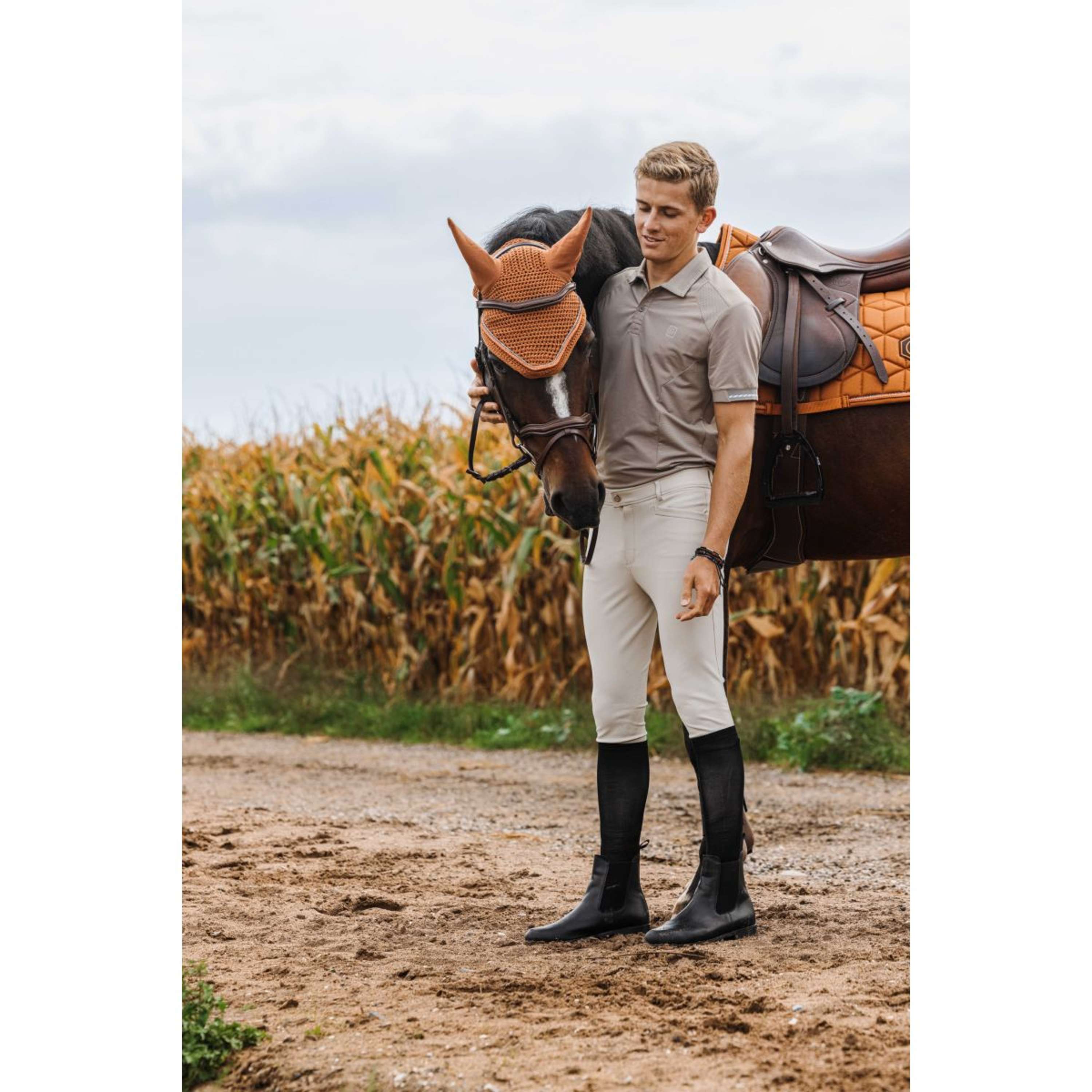 EQUITHÈME Rijbroek Knie Grip Heren Beige