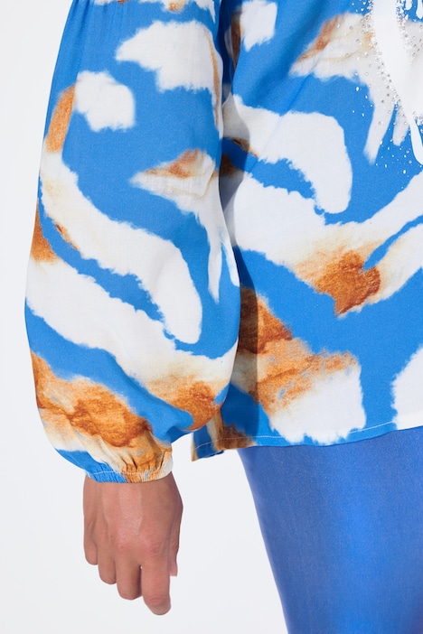 Tunika, A-Linie, Batik-Muster, Peace-Zeichen