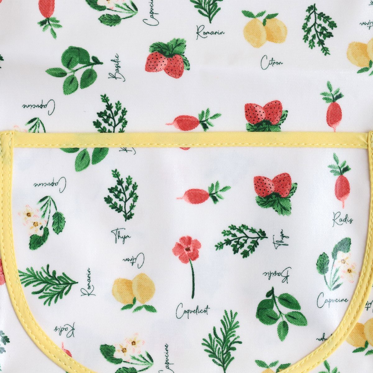 Tablier de cuisine imprimé potager Petit toi