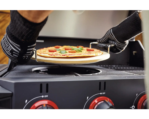 Tenneker® Pizzasteen Broodbaksteen 30 cm Grillrek Systeem Platform Universeel
