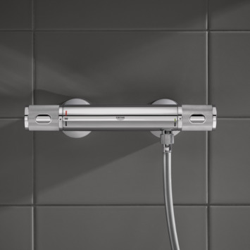 Grohe thermostatische douchekraan Precision Feel - chroom 12 cm