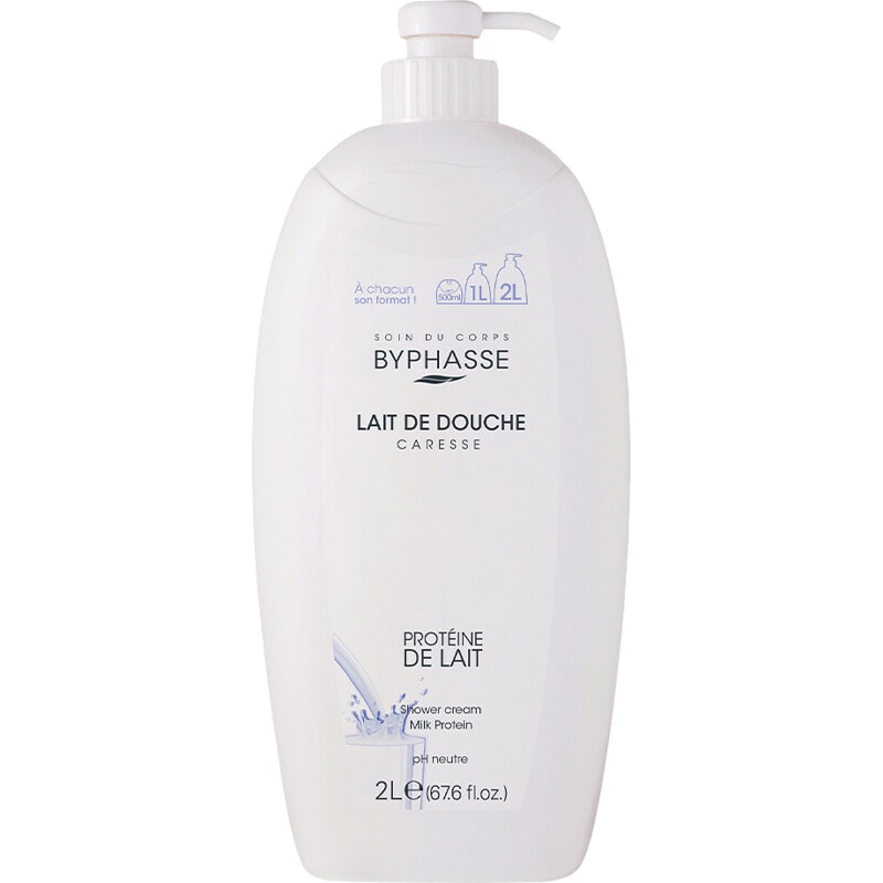 Laits de douche - Protéine de lait - Caresse - 2 x 2 L