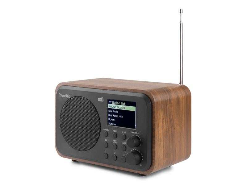 Audizio DAB  Radio Milan Braun DAB  Radio mit Bluetooth