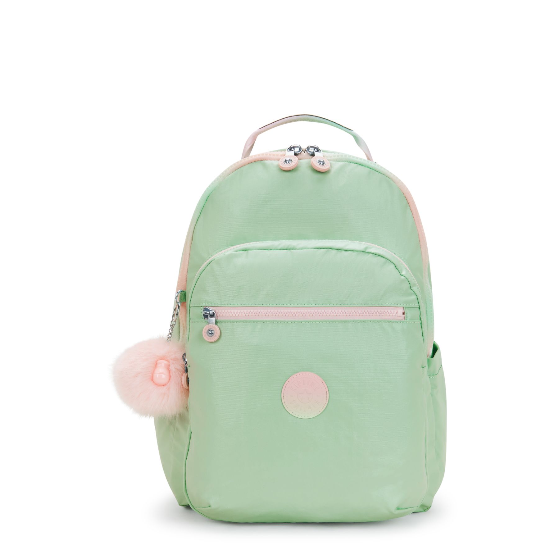 SEOUL COLLEGE Grand sac à dos avec compartiment séparé pour ordinateur portable - Soft Green Metallic