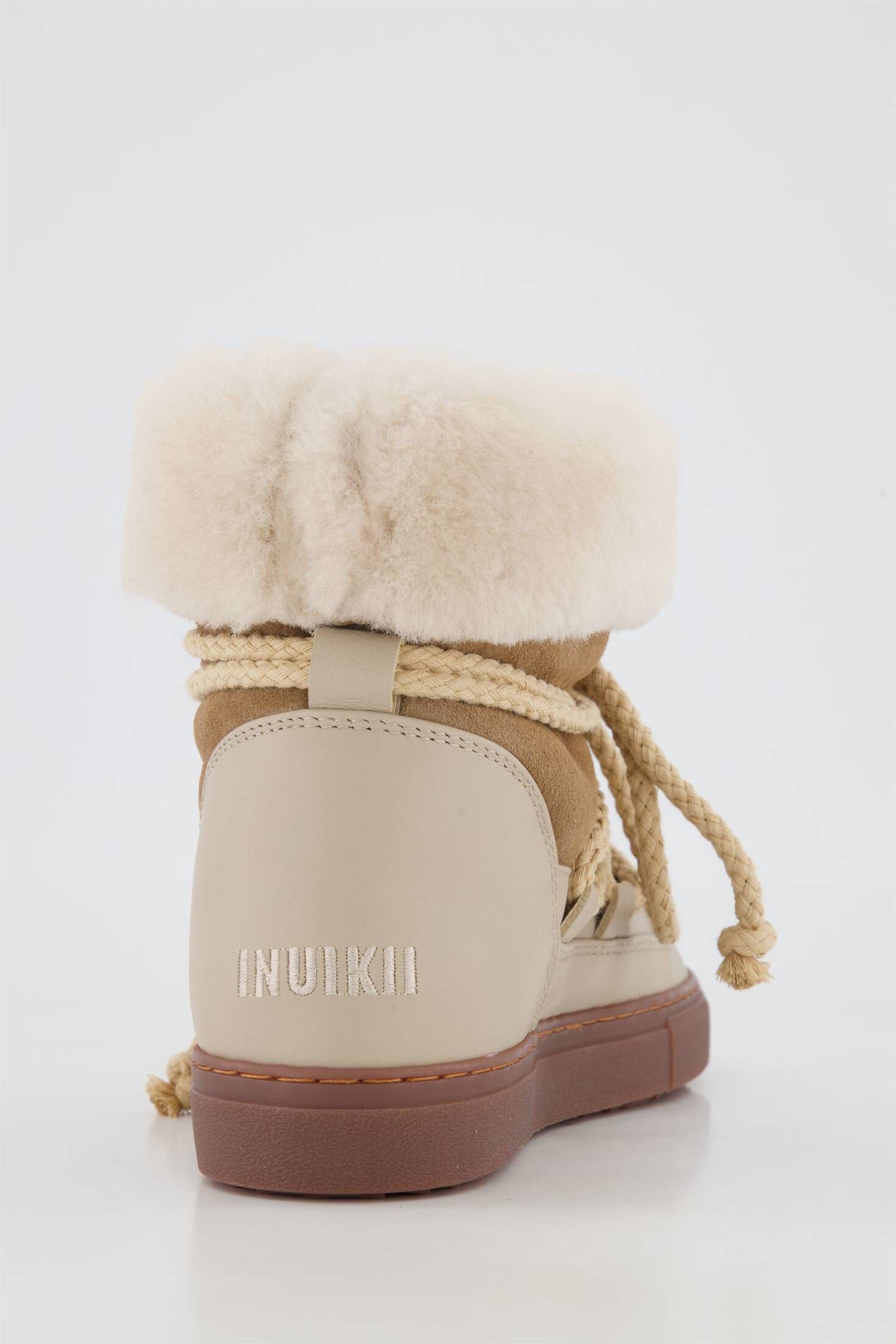 INUIKII| Damen Boots CLASSIC HIGH aus Leder und Lammfell