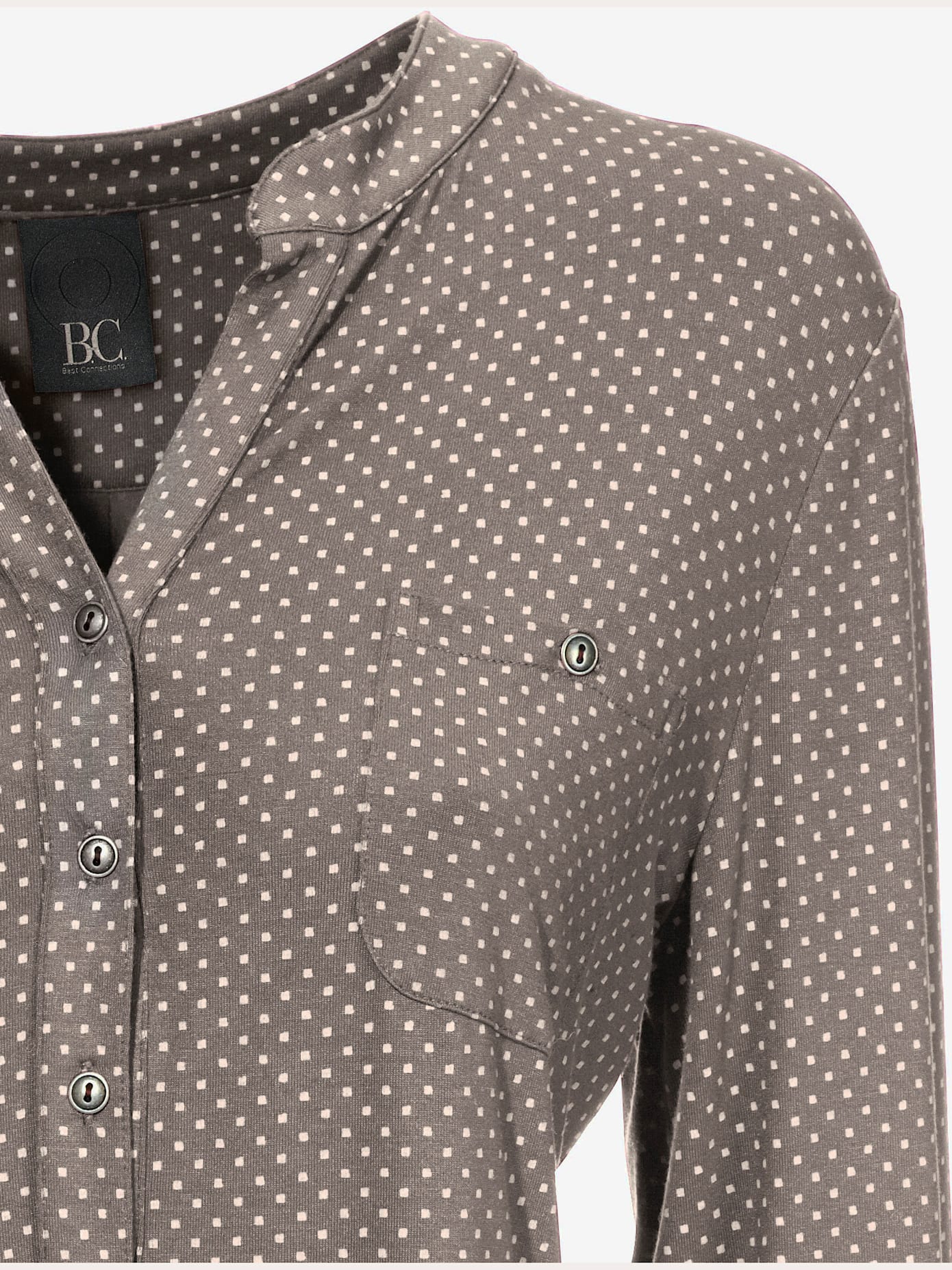 T-shirt look décontracté et moderne, poche plaquée