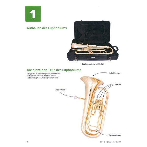 Bläser-Schulen-Verlag Gemeinsam Lernen 1 Euphonium