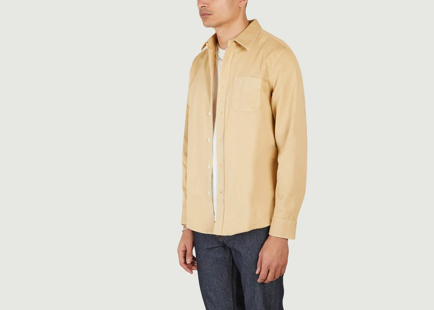 Chemise slim en coton bio John Nudie Jeans