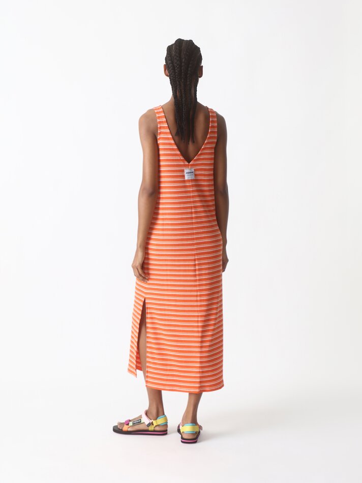 Vestido listrado Mistral x Lefties - Laranja Vibrante