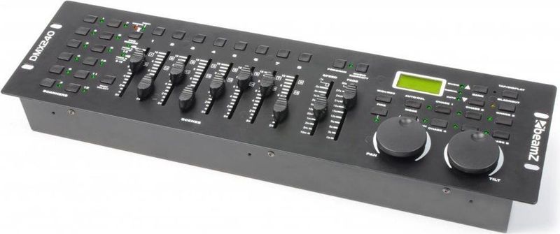 BeamZ DMX240 - 192 kanaals DMX controller voor 12 lichteffecten