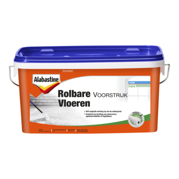 Alabastine Rolbare voorstrijk vloeren wit 2,5 l