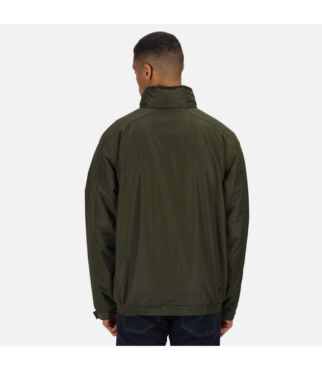 Regatta - Veste imperméable DOVER - Homme (Kaki foncé/noir) - UTRG1425