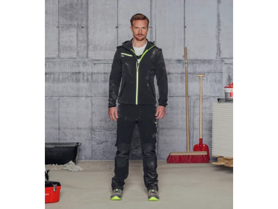 Softshell de travail Stretch Evolution Würth MODYF Anthracite/Lime