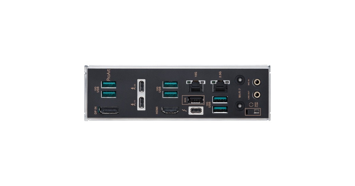 ASUSProArt Z890-CREATOR WIFI socket 1851 moederbord  (RAID, 2.5Gb-LAN, 10Gb-LAN, Wi-Fi 7, BT, Sound, ATX)