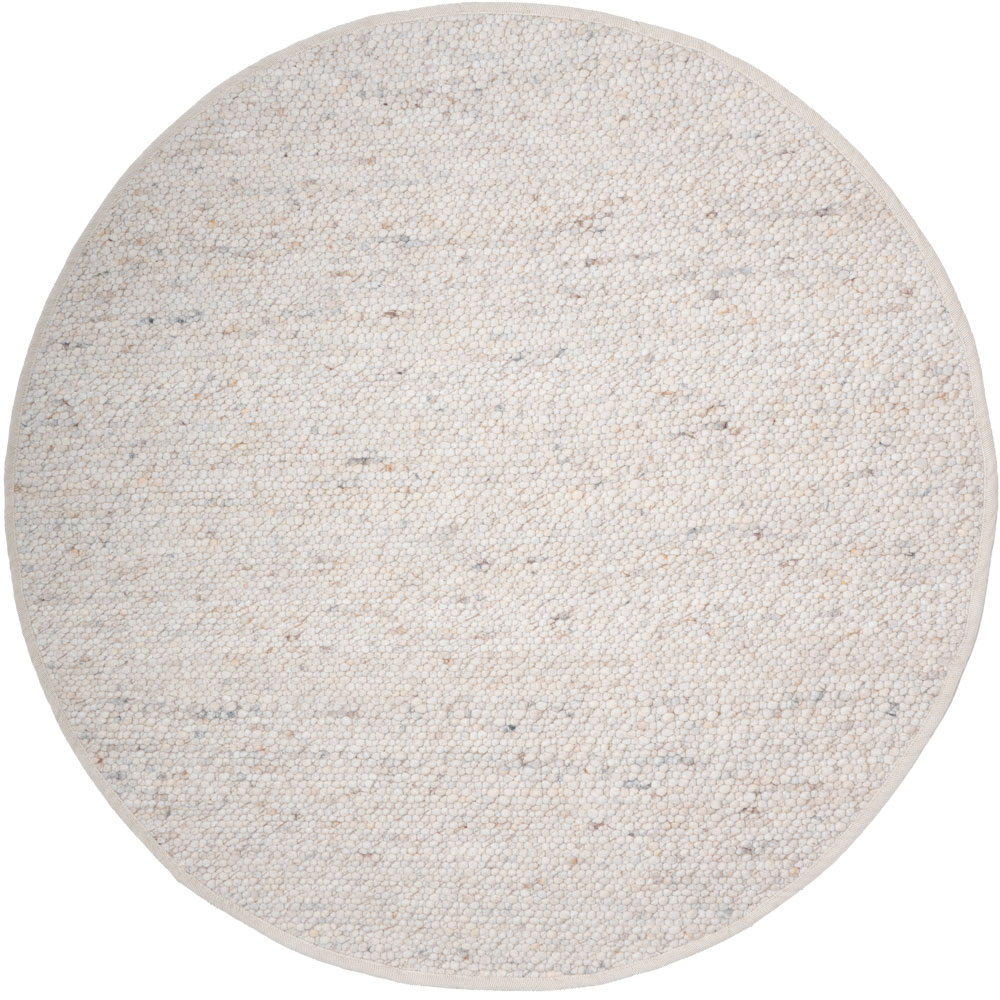 Vloerkleed Stone Beige - Rond ø160 cm
