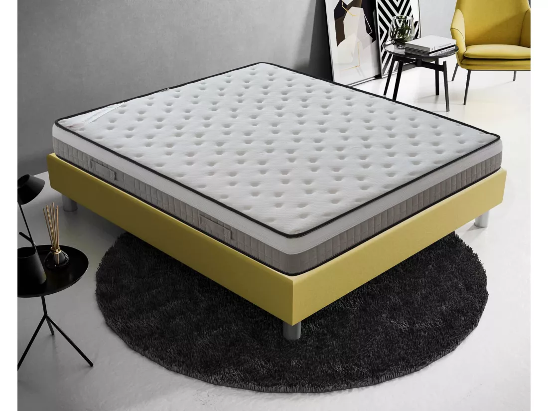 Matelas Mousse - Accueil Mémoire De Forme - Haute Densité - 22 Cm De Haut - Mod. Assisi 160x200 cm