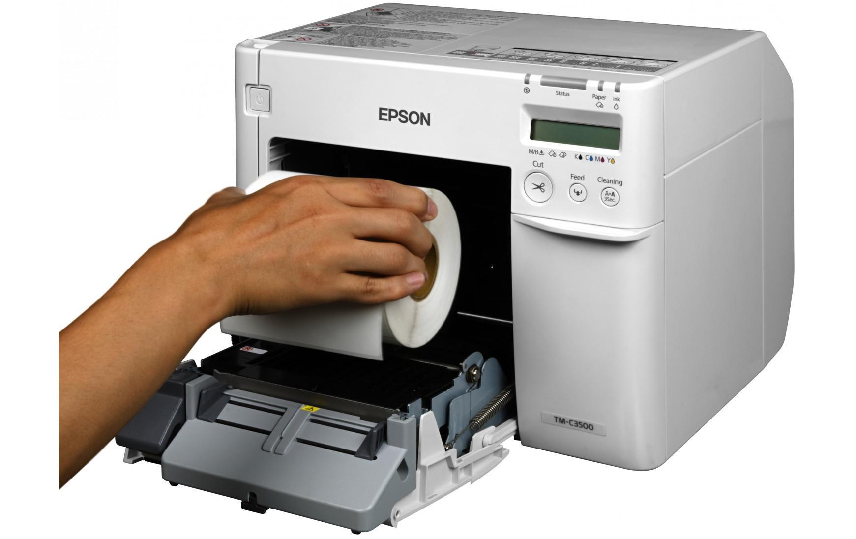 Etikettendrucker TM-C3500<br>Farbetikettendrucker, USB/LAN