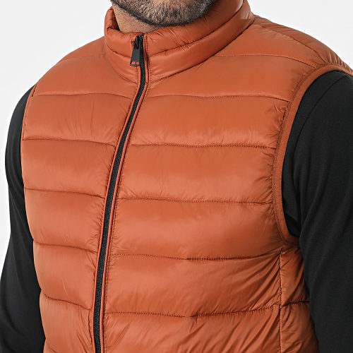 Doudoune Sans Manches Marron